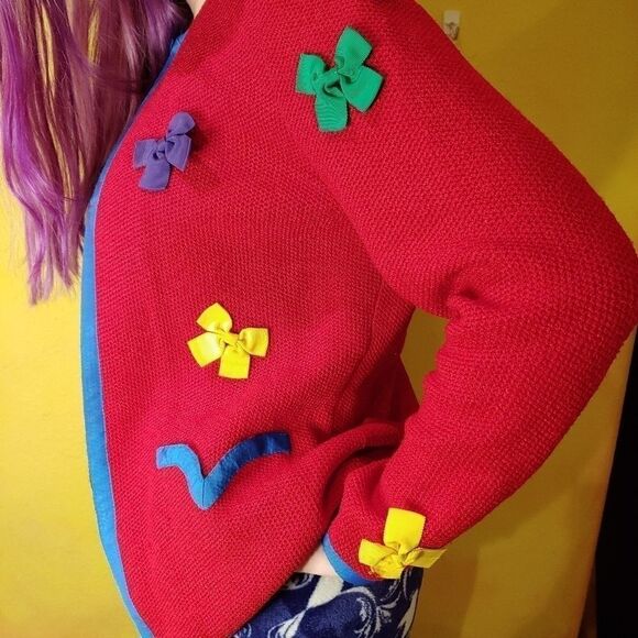 LIHLI Ribbon Bedecked Cardigan  - Picture 12 of 13